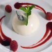 Rosewater Panna Cotta & Raspberry